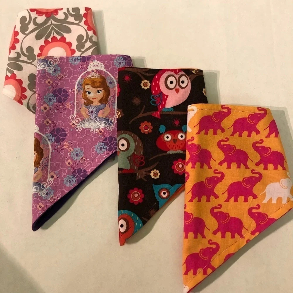 Baby Bibs New Handmade Cotton Bandanna Style